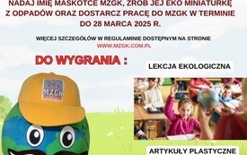 Konkurs imię dla maskotki MZGK