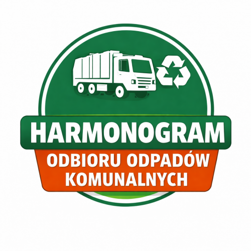 Zdjęcie Harmonogram wywozu odpadów komunalnych - STYCZEŃ 2026